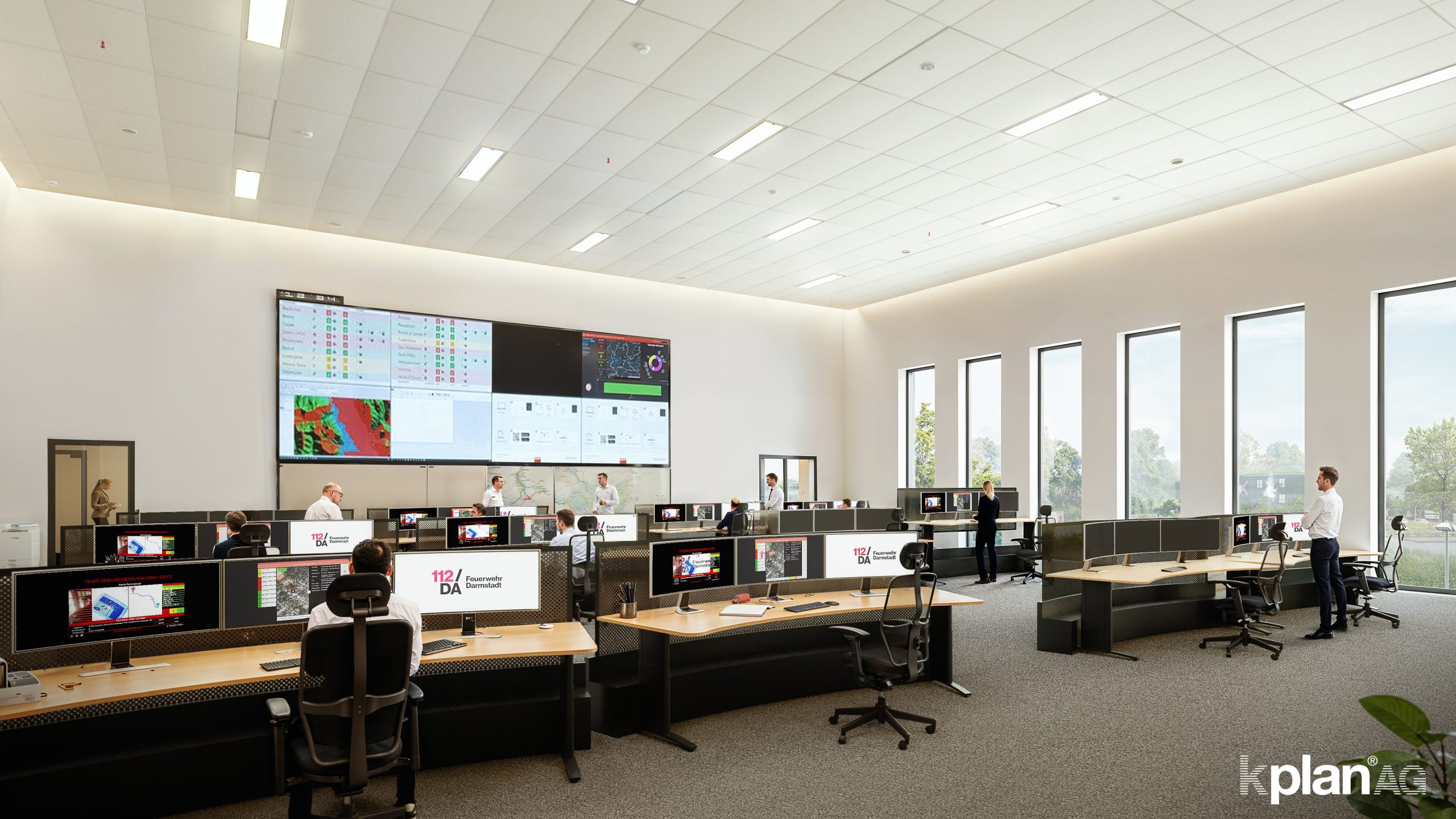 Hauptfeuerwache Darmstadt Leitfunkstelle