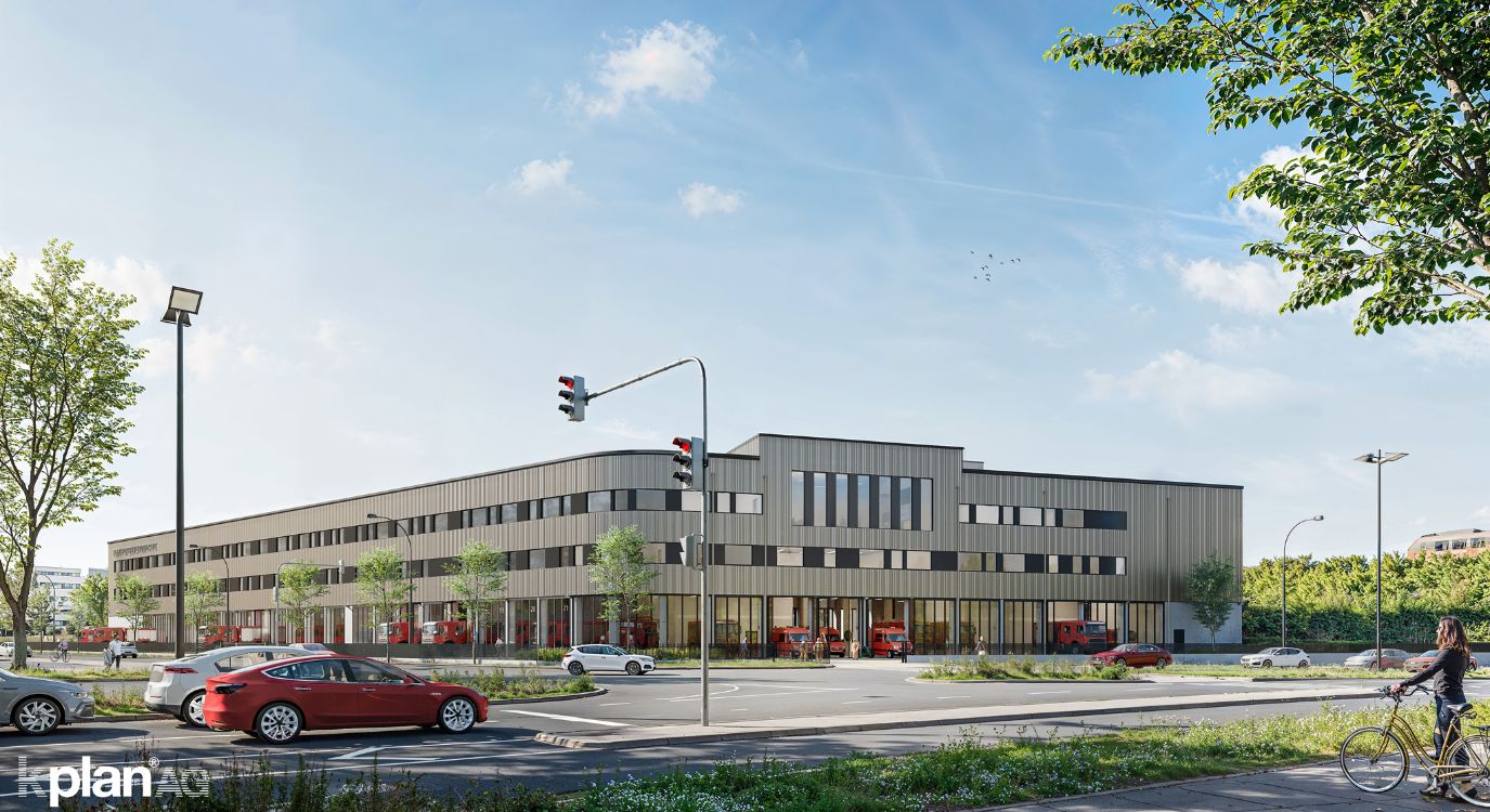 Neubau Hauptfeuerwache Darmstadt Projektbild
